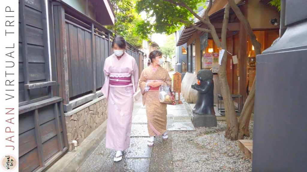 🇯🇵Time slip: old Japanese town like Kyoto - virtual trip - (Kawagoe, 川越の古い街並み)[4K HDR 60fps]
