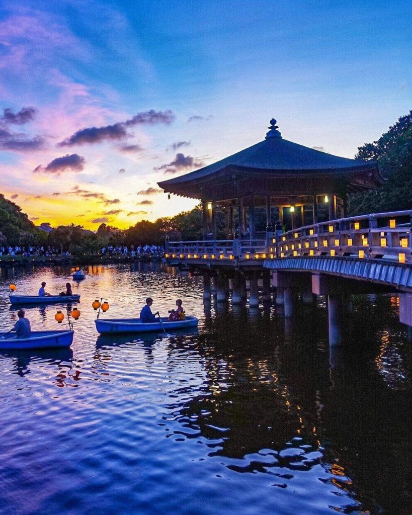 The Nara Tokae Lantern Festival takes place from August 5th until August 14th, a...