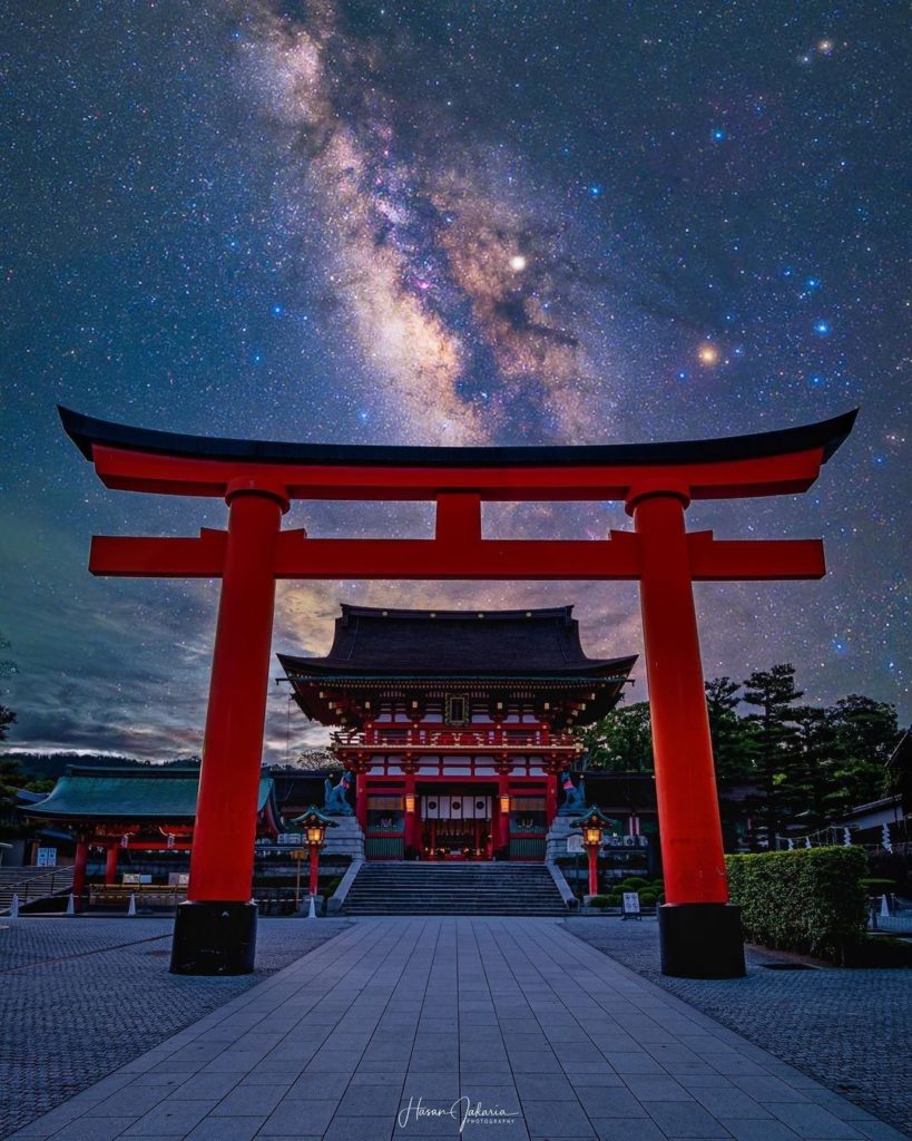 Today is Tanabata (Star Festival) Day in Japan 
The Torii Gate at the front of F...