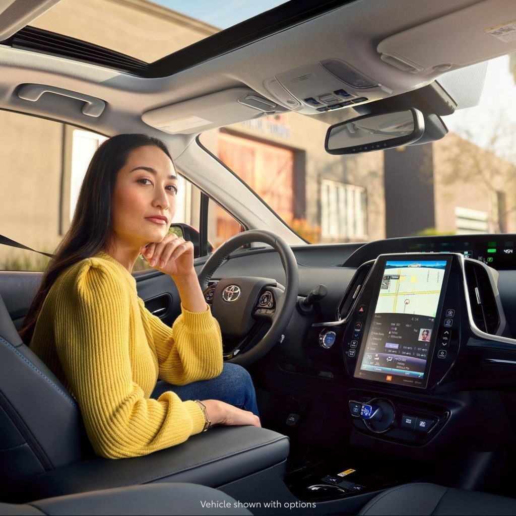 Check this out – Prius is loaded with tech you'll want to show off, like an ava...