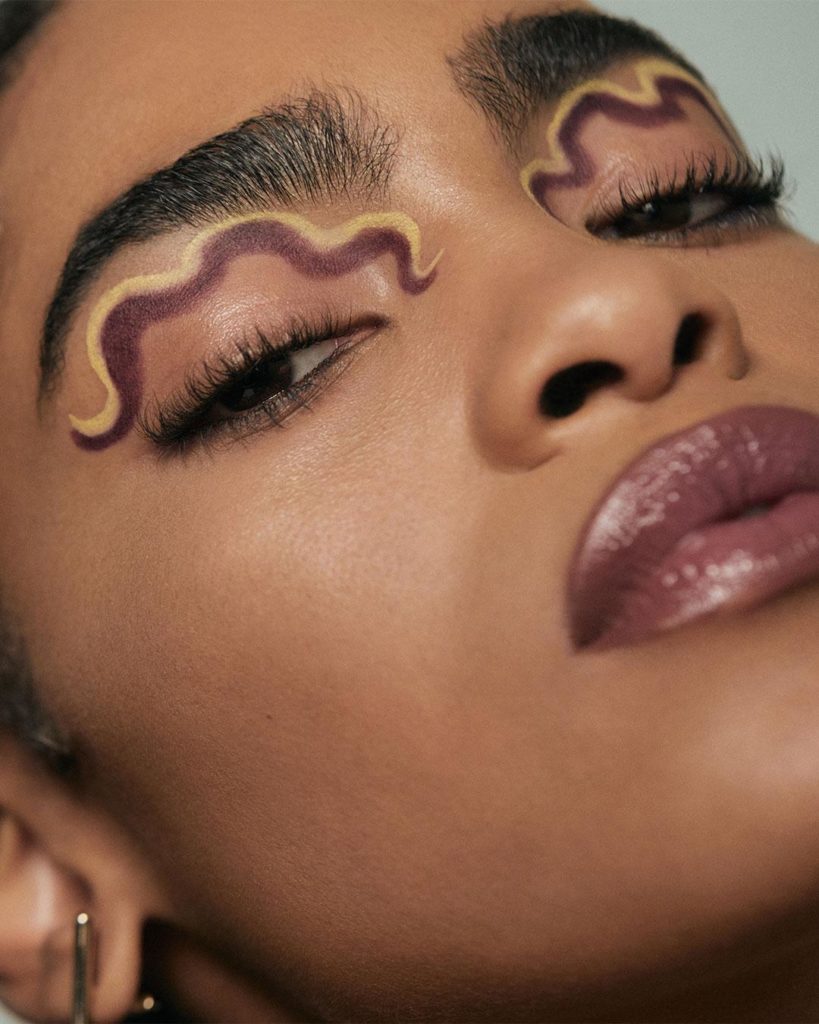 Make waves like our SHISEIDO muse with MicroLiner Ink in Yellow, Kajal InkArtist...