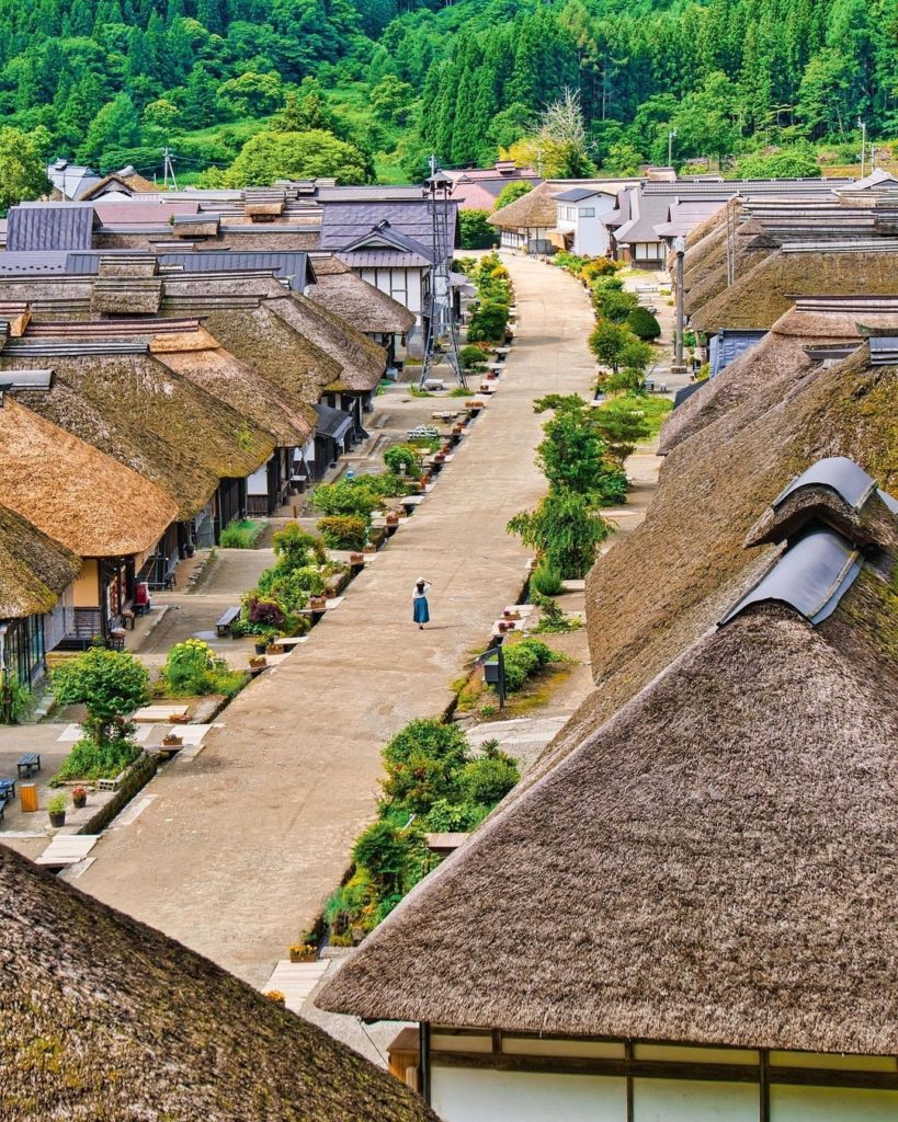Raise the roof!  Ouchi-juku was once a post town on a trade route connecting Aiz...