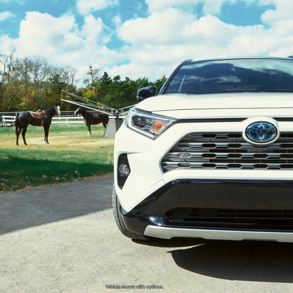 Distinctive design. #RAV4 #Hybrid #LetsGoPlaces...