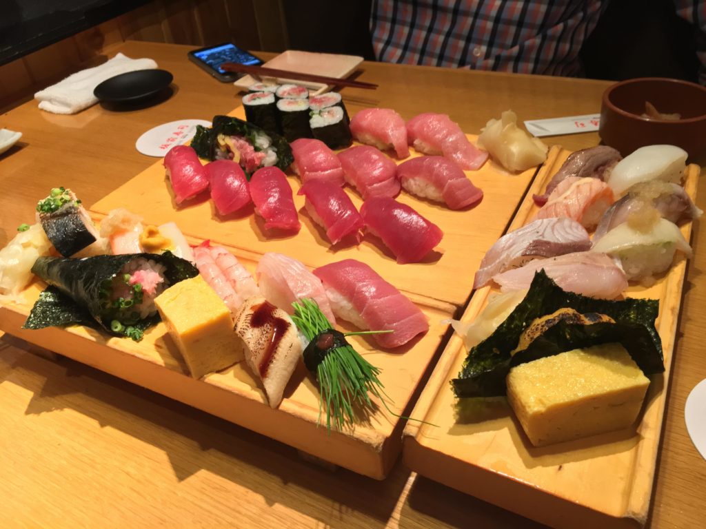 The best sushi I have ever had. Long live Tokyo!