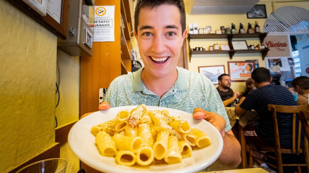 ITALIAN FOOD TOUR 🇮🇹 Perfect 1-Day in Rome!! SUPERB Pasta at Trattoria Da Enzo!