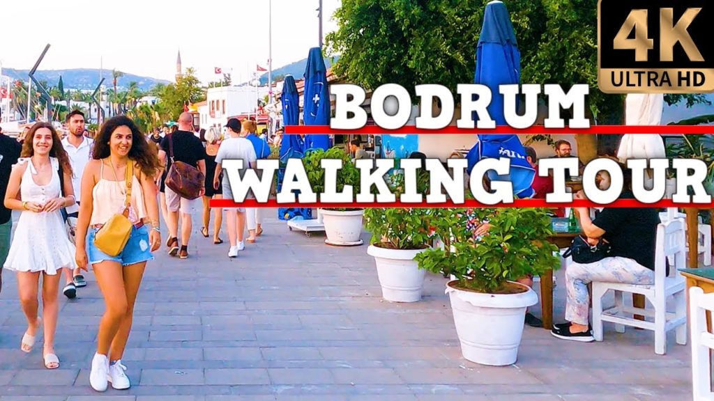 BODRUM WALKING TOUR at the COAST - Neyzen Tevfik Street (Bodrum Turkey)