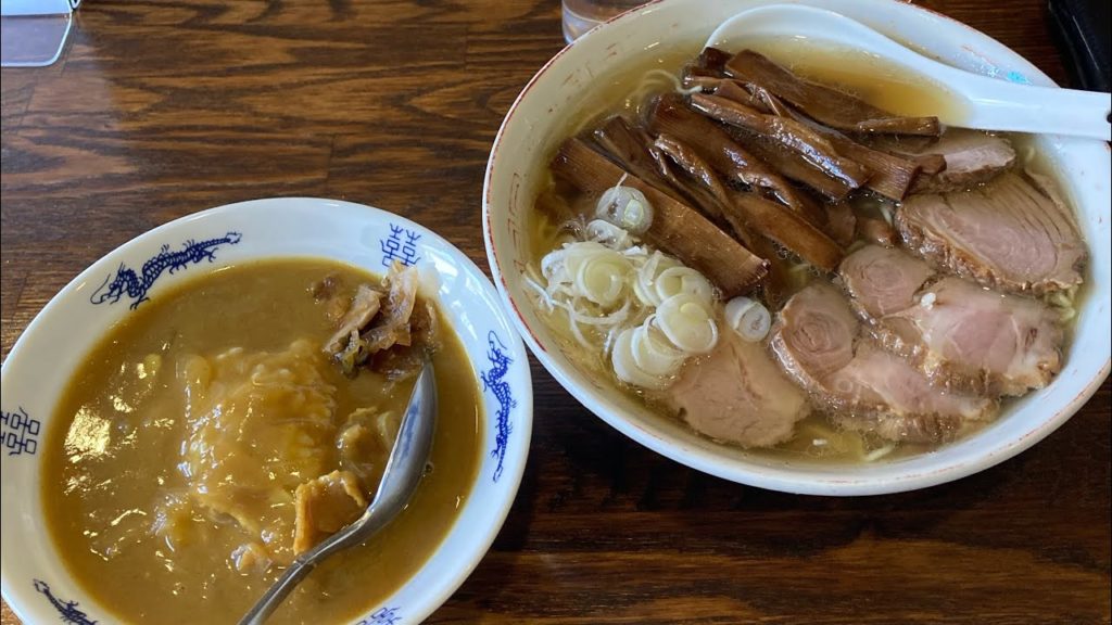 Classic chukasoba ramen on the way to the beaches of Tokyo at Chukasoba Sato