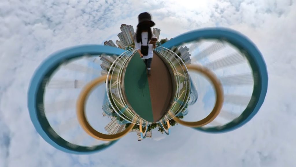 Insta360 ONE X2 Auto Timeshift, Hyperlapse and Tiny Planet video clips