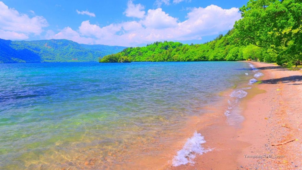 4K映像 絶景「初夏 コバルトブルーの十和田湖 御前ケ浜」8K撮影 青森県十和田市休屋 波の音 自然音 癒し風景 Japan Lake Towada Nature Relaxation ASMR 4K映像 絶景「初夏 コバルトブルーの十和田湖 御前ケ浜」8K撮影 青森県十和田市休屋 波の音 自然音 癒し風景 Japan Lake Towada Nature Relaxation ASMR