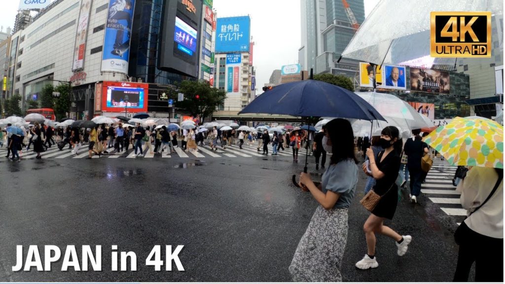 Tokyo's coolest town, Shibuya in rain | Walk Japan 2021［4K］