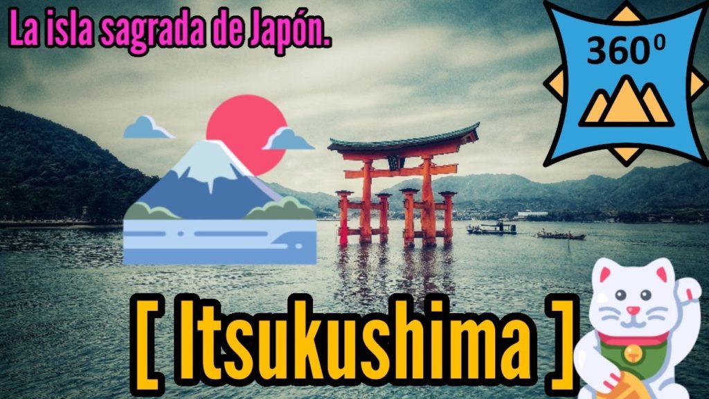 🇯🇵 360 Itsukushima. La isla sagrada de los ciervos en Miyajima, Japón. 360º VR Virtual Reality 4K.