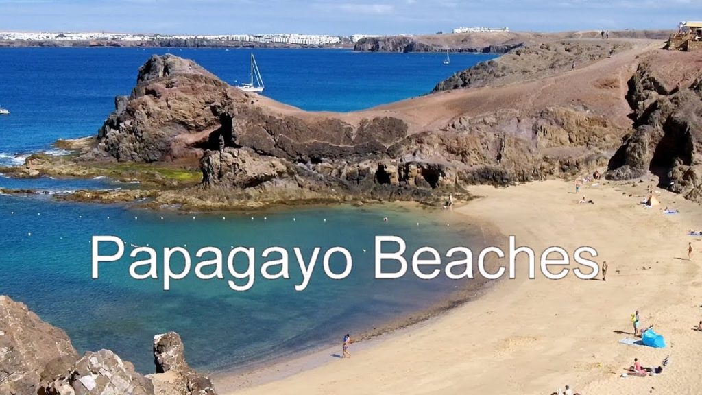 The Papagayo Beaches on Lanzarote near to Playa Blanca The Papagayo Beaches on Lanzarote near to Playa Blanca