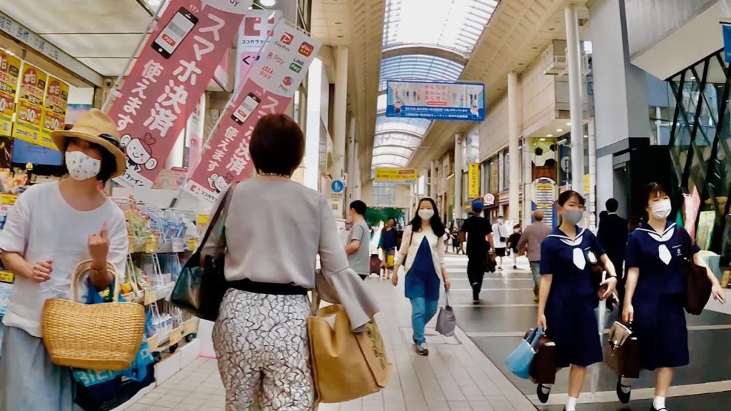 日本一のアーケード街上通りを歩く🇯🇵熊本