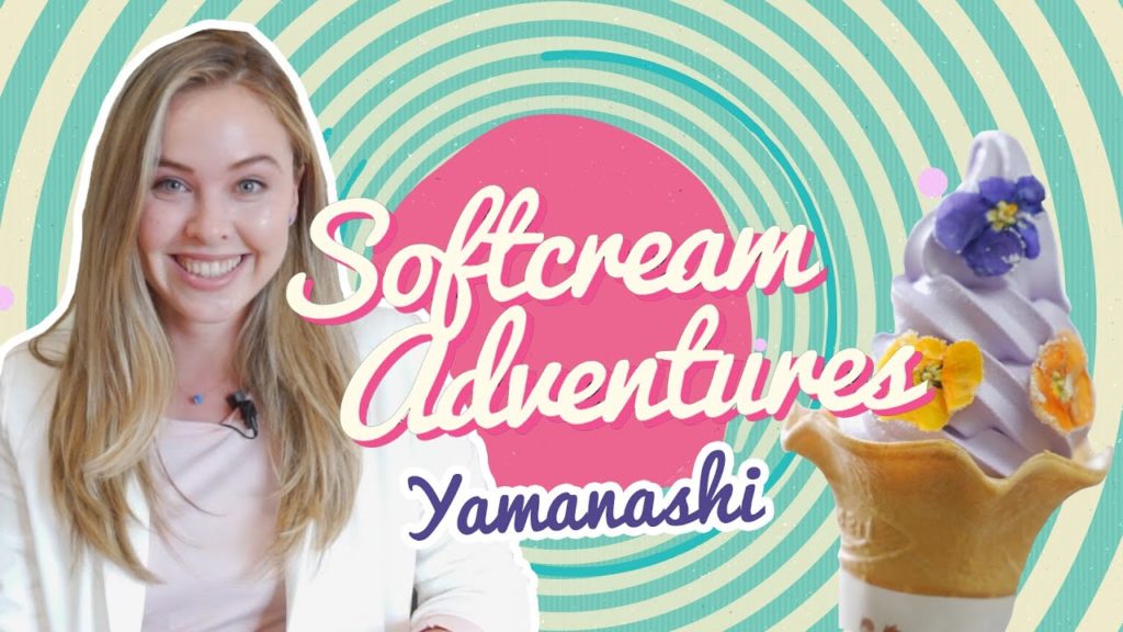 Tasting LAVENDER FLAVORED SOFTCREAM in Yamanashi | Softcream Adventures🍦