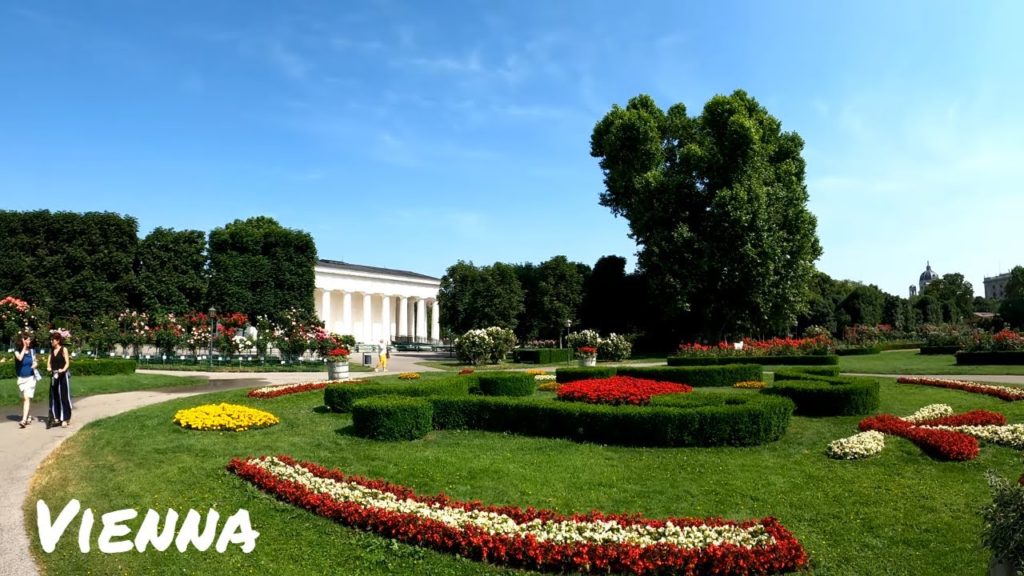 Walk in Vienna | Volksgarten Tour | 4k
