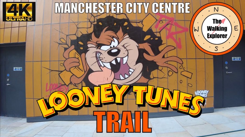 The Looney Tunes Graffiti Trail Walking Tour 1hr (Warner Brothers/Space Jam) | July 2021 | 4K | CC The Looney Tunes Graffiti Trail Walking Tour *1hr* (Warner Brothers/Space Jam) | July 2021 | 4K | CC