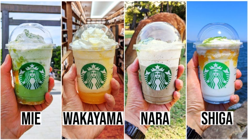 Starbucks Japan Frappuccino Limited Edition Flavors - Mie, Wakayama, Nara, Shiga | 47 Jimoto
