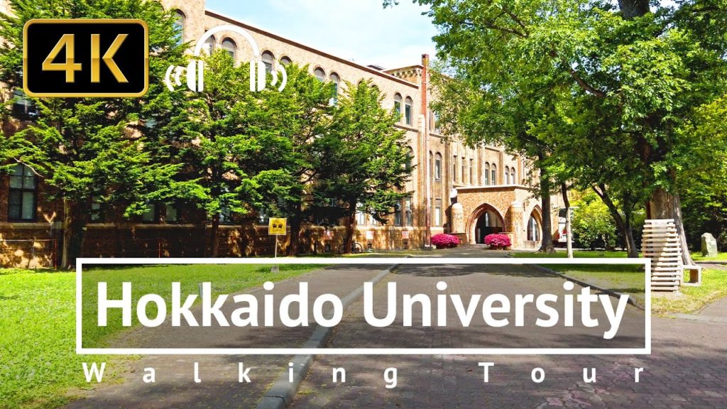 Hokkaido University Walking Tour - Hokkaido Japan [4K/Binaural]