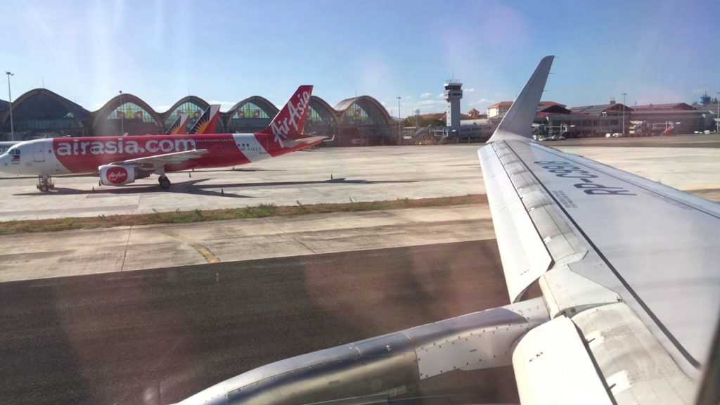Philippine Airlines A321 Cebu RWY04 Departure Apr 2019 (pushback, taxi, takeoff)