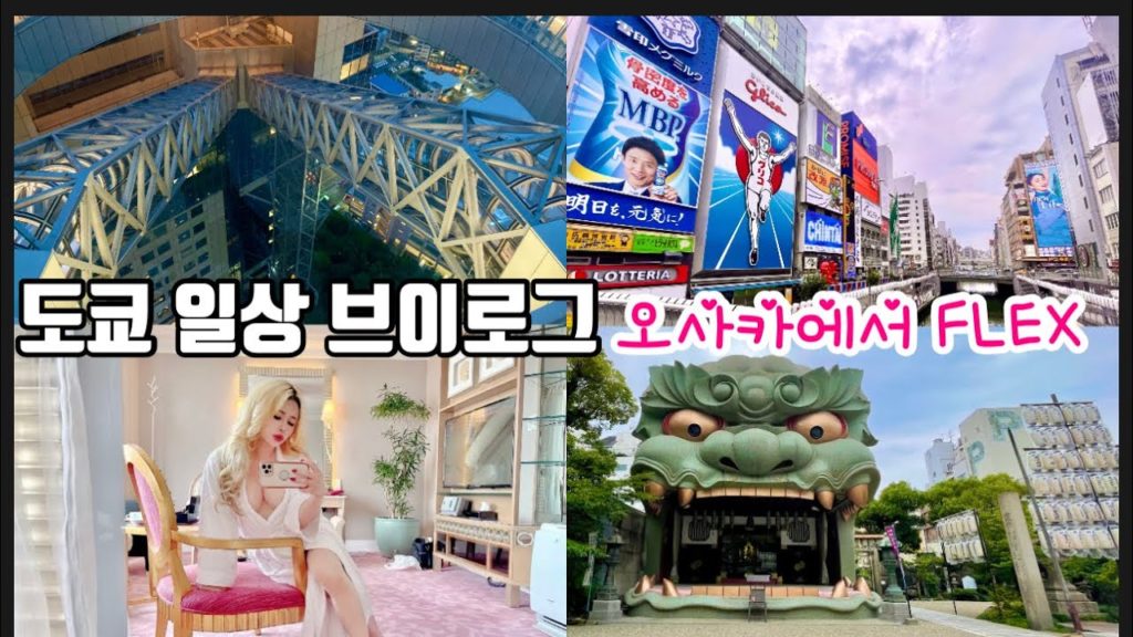 일본 브이로그❤️도쿄 일상 브이로그🐥  오사카 여행/도톤보리/우메다 스카이 빌딩/145,800엔 5성급 호텔✨한큐 인터내셔널에서 FLEX//Japan Trip-Osaka