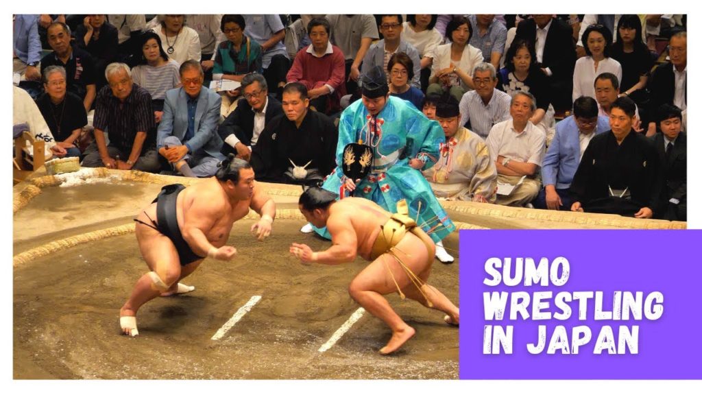 Grand Sumo Wrestling Tournament in Tokyo Japan