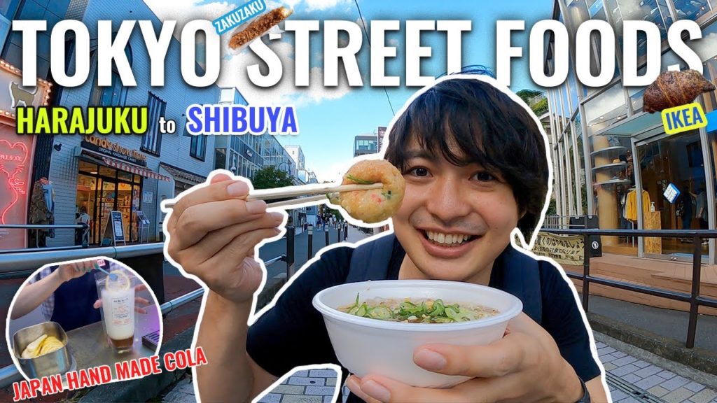 Tokyo Summer Vacation, I Walk and Eat Until I Can't Eat from Harajuku to Shibuya Ep.304