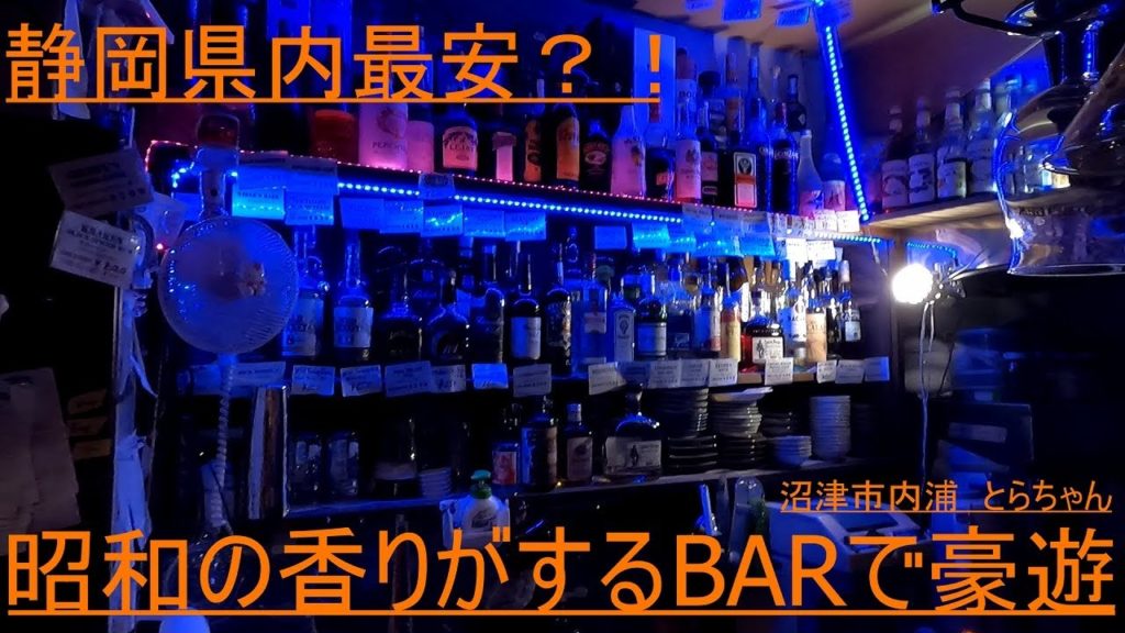 【グルメ・酒】静岡県内最安？！昭和香る沼津のBARで開店から閉店まで豪遊！【バー紹介】