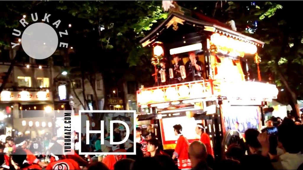 46. Night Aoba Matsuri Festival at Jozenji Dori in Sendai, Miyagi, Tohoku, Japan