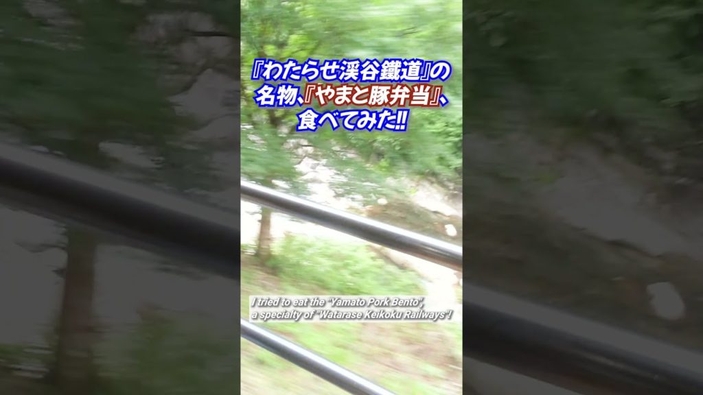 【やまと豚弁当】わたらせ渓谷鐵道の名物を食す!《#shorts》/The "Yamato Pork Bento", a specialty of "Watarase Keikoku Railway"! 【やまと豚弁当】わたらせ渓谷鐵道の名物を食す!《#shorts》/The "Yamato Pork Bento", a specialty of "Watarase Keikoku Railway"!