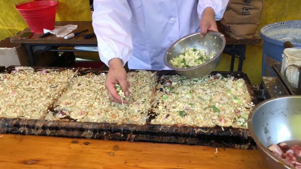 Japanese Street  food Takoyaki and  Okonomiyaki