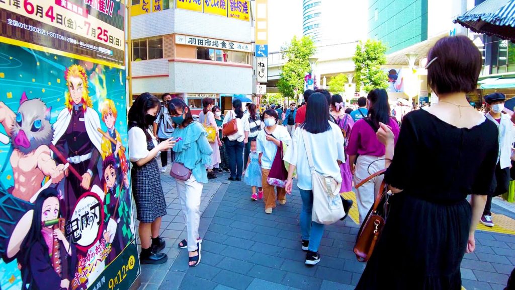 [Ikebukuro Walk in Tokyo] Anime Sanctuary ♪ (4K ASMR non-stop 1 hour 04 minutes)
