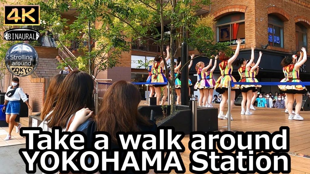 Take a walk around YOKOHAMA Station - 4K Tokyo Japan