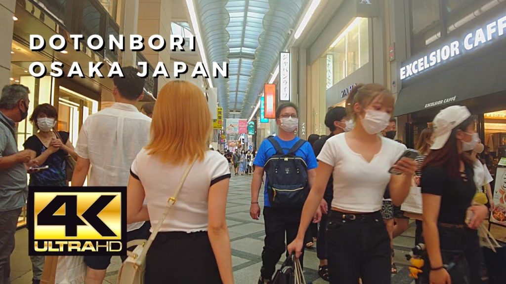 [4K] Shinsaibashi Suji - Dotonbori Osaka Walk 心斎橋 - 道頓堀
