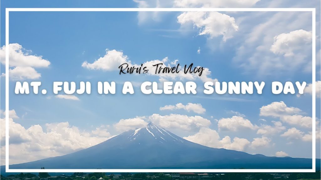 Japan Travel Vlog - Going to Mt. Fuji area on a sunny day? SUPER BEAUTIFUL