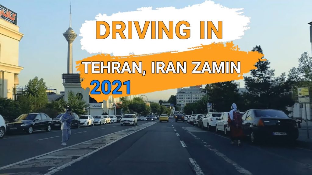 Tehran 2021 - Driving in Iran Zamin Street - Iran