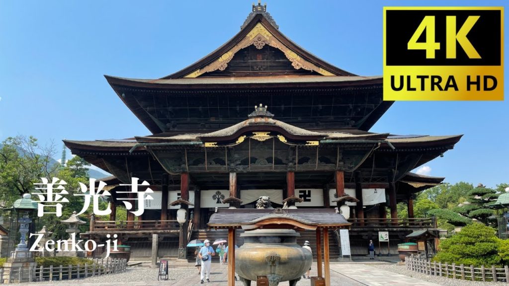 Nagano, Zenko-ji Japan Walking Tour[4K HDR]