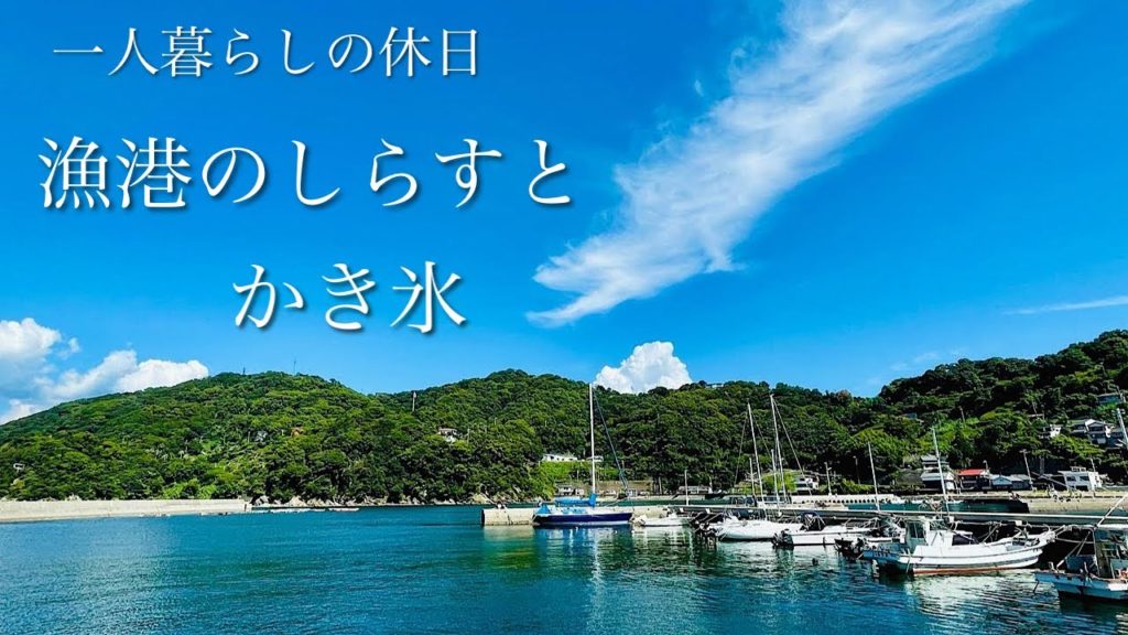 【一人暮らしの休日】和歌山vlog|海南市塩津漁港の「シラス」と「かき氷」|Wakayama,Japan| 【一人暮らしの休日】和歌山vlog|海南市塩津漁港の「シラス」と「かき氷」|Wakayama,Japan|