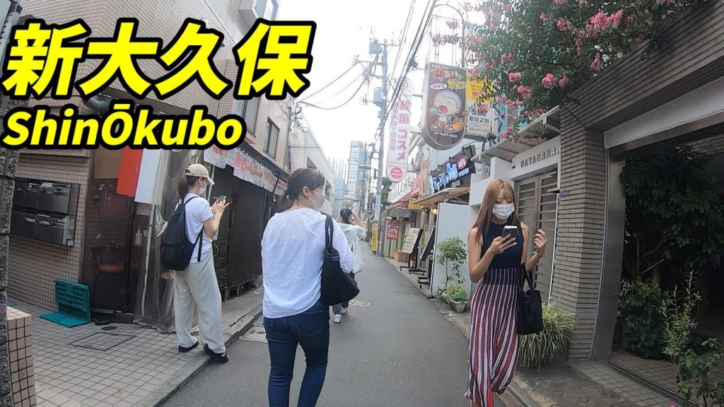 [ShinŌkubo walk in Tokyo] JR山手線 新大久保駅 周辺を散策！【イケメン通り 東京散歩】