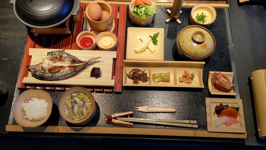 Kurokawa Onsen, Kumamoto (熊本県黒川温泉) - Breakfast #3 at Takefue (竹ふえ) 2021 Mar. 03