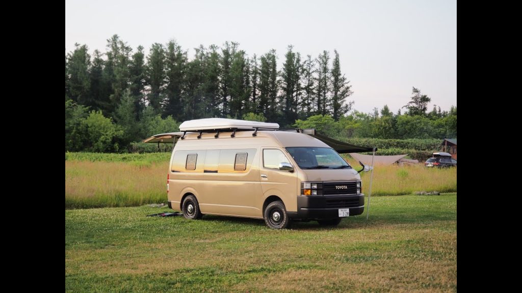 【北海道キャンピングカー旅#1】星に手の届く丘キャンプ場でミシュランジンギスカン/ファーム富田/フラノマルシェ/MovingInn/Hokkaido Furano load trip HIACE