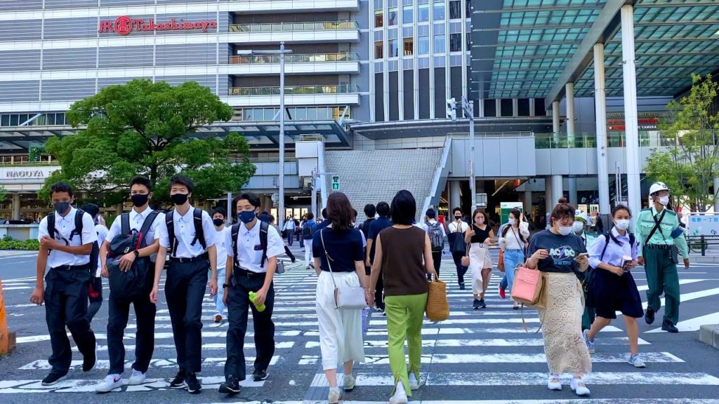 4K Japan Walk - Nagoya Station Outside Walking Tour (名古屋駅)