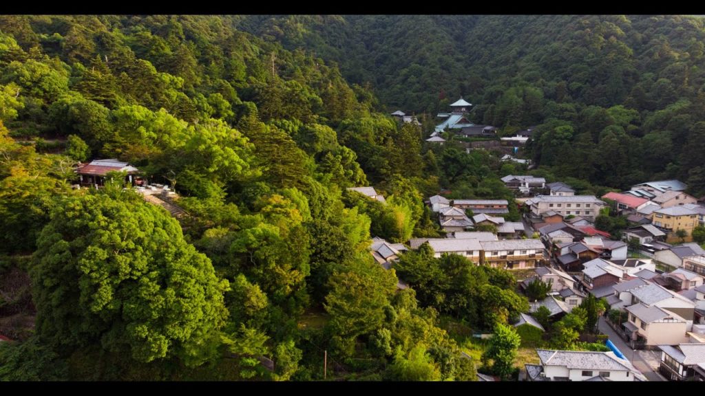 Maiyajima Island by drone 4K (Hiroshima)