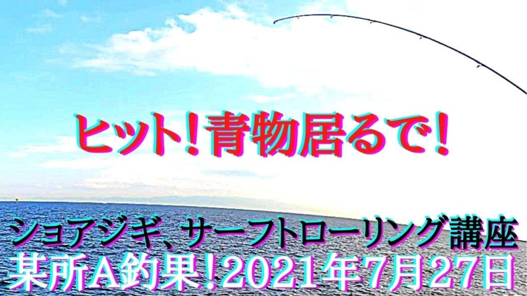 青物居ますよ～！2回連続ヒット！ドカーン来ますよ！！今日はショアジギとは！サーフトローリングとは！爆釣するにはどうすれば？初心者必見！ショアジギング　沖向きテトラ