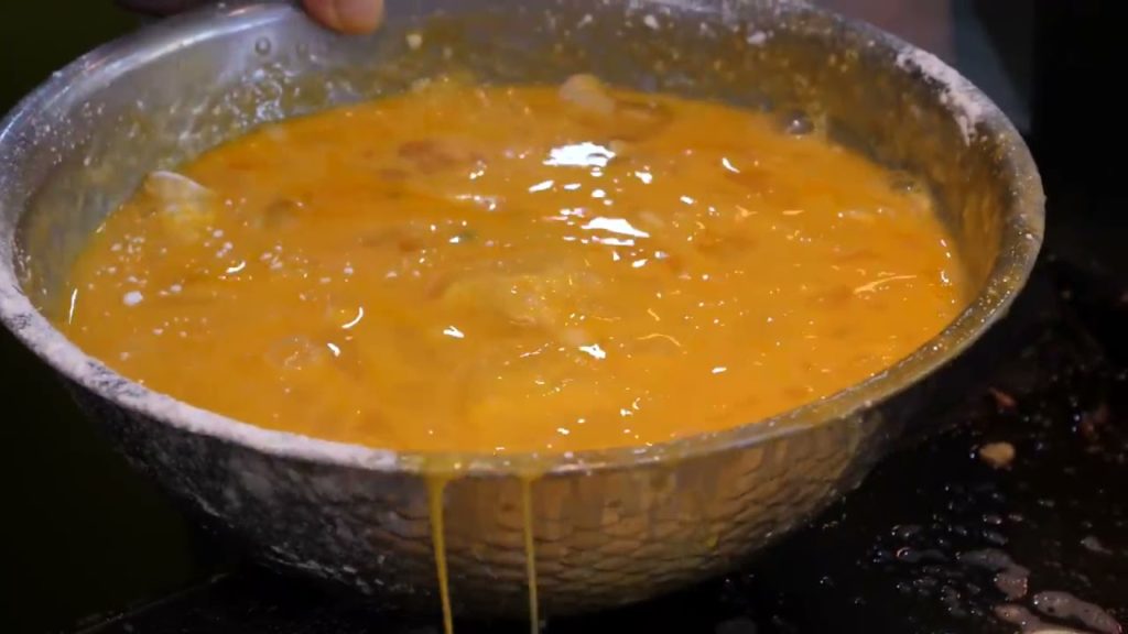 Seafood Egg Vegetable Pancakes - Japanese street food okonomiyaki tonkatsu sauce katsudon Donkatsu