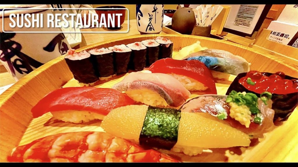 SUSHI Restaurant in TOKYO -Japanese Street Foods- JAPAN