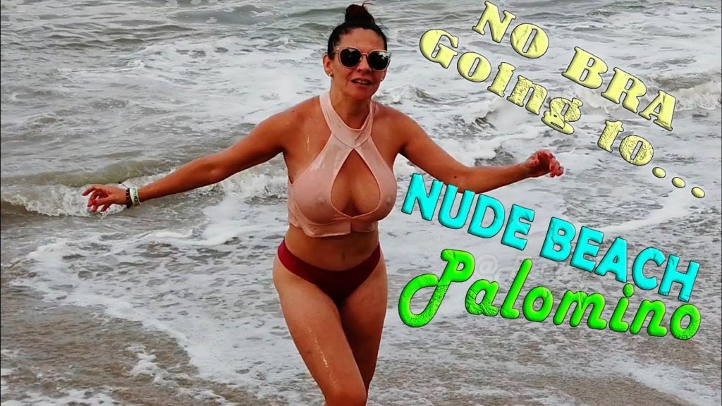 💚 Nude Beach 🏝 Palomino [#1] TOPLESS Beach No Bra LifeStyle