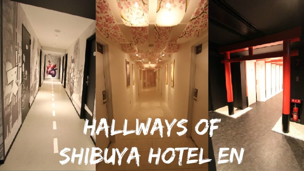 Shibuya Hotel En Review - Hotel Room and Exotic Hallways in Tokyo, Japan