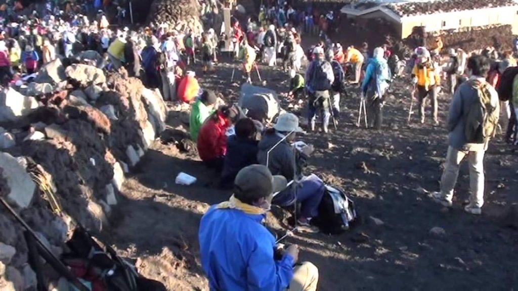 Mt.fuji top, in autumun&summer