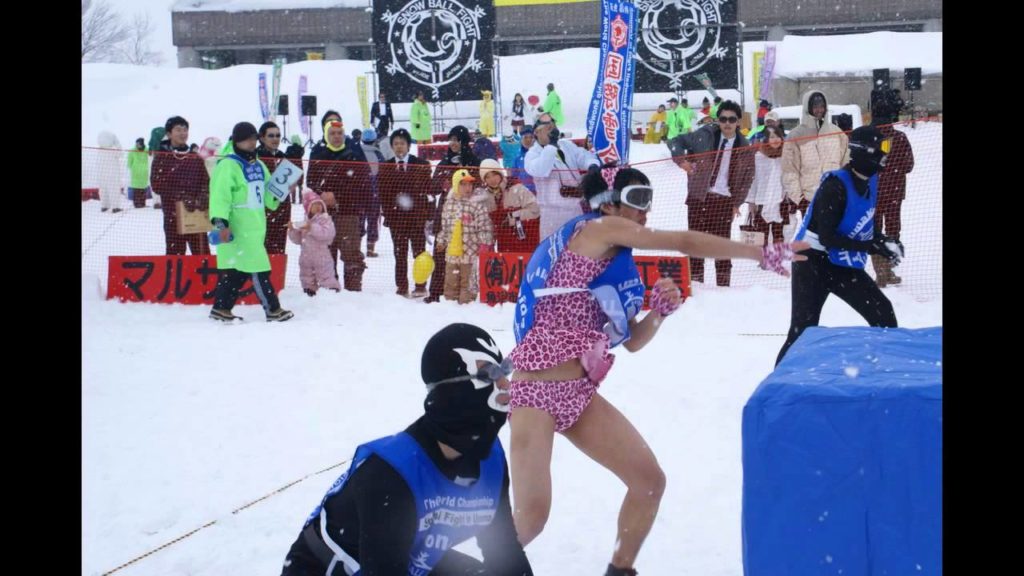 Snowball Festival Uonuma City Niigata 魚沼市小出国際雪合戦