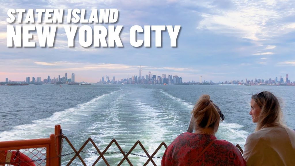 【4K】Sunset on the Staten Island Ferry Ride | New York City Tour 【4K】Sunset on the Staten Island Ferry Ride | New York City Tour